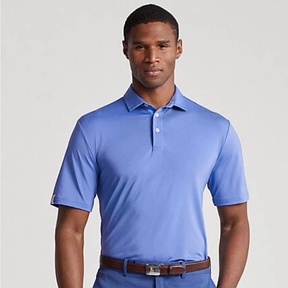 RLX Ralph Lauren Men's Blue Short Sleeve Performance Polo Shirt NWT! SZ S